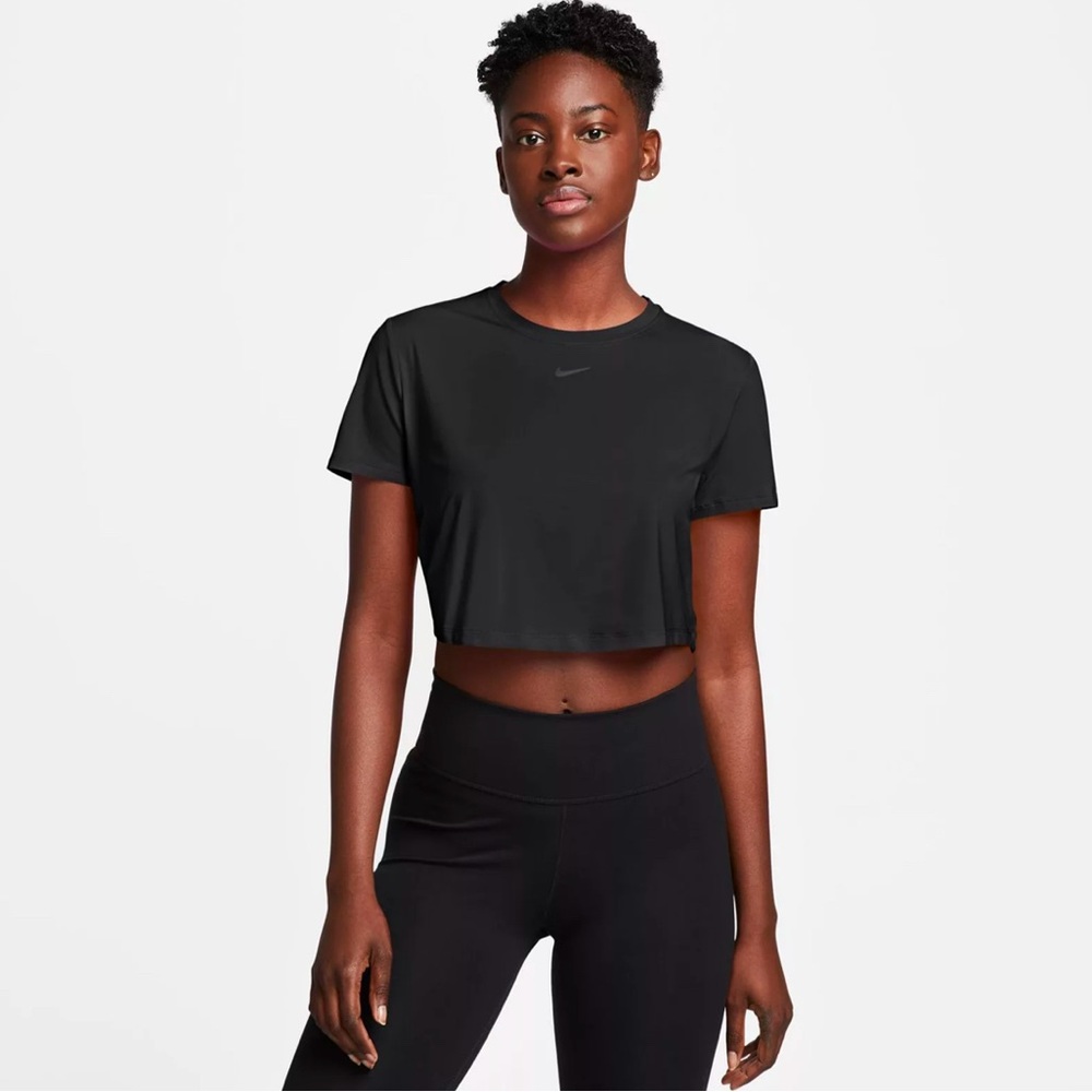 Nike Women's Black Crop Top